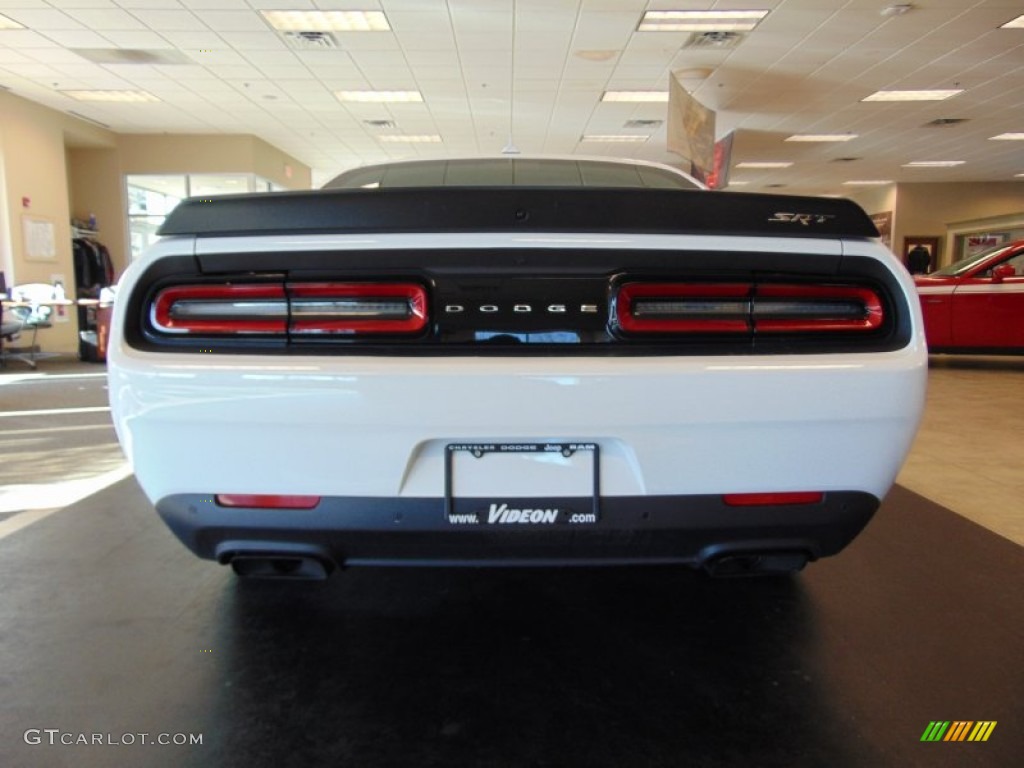 2015 Challenger SRT Hellcat - Bright White / Black photo #3