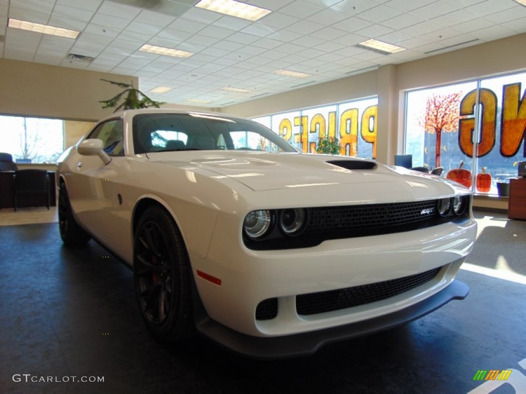 2015 Challenger SRT Hellcat - Bright White / Black photo #5