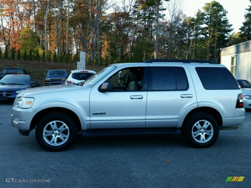 Silver Birch Metallic 2008 Ford Explorer XLT 4x4 Exterior Photo #99350722