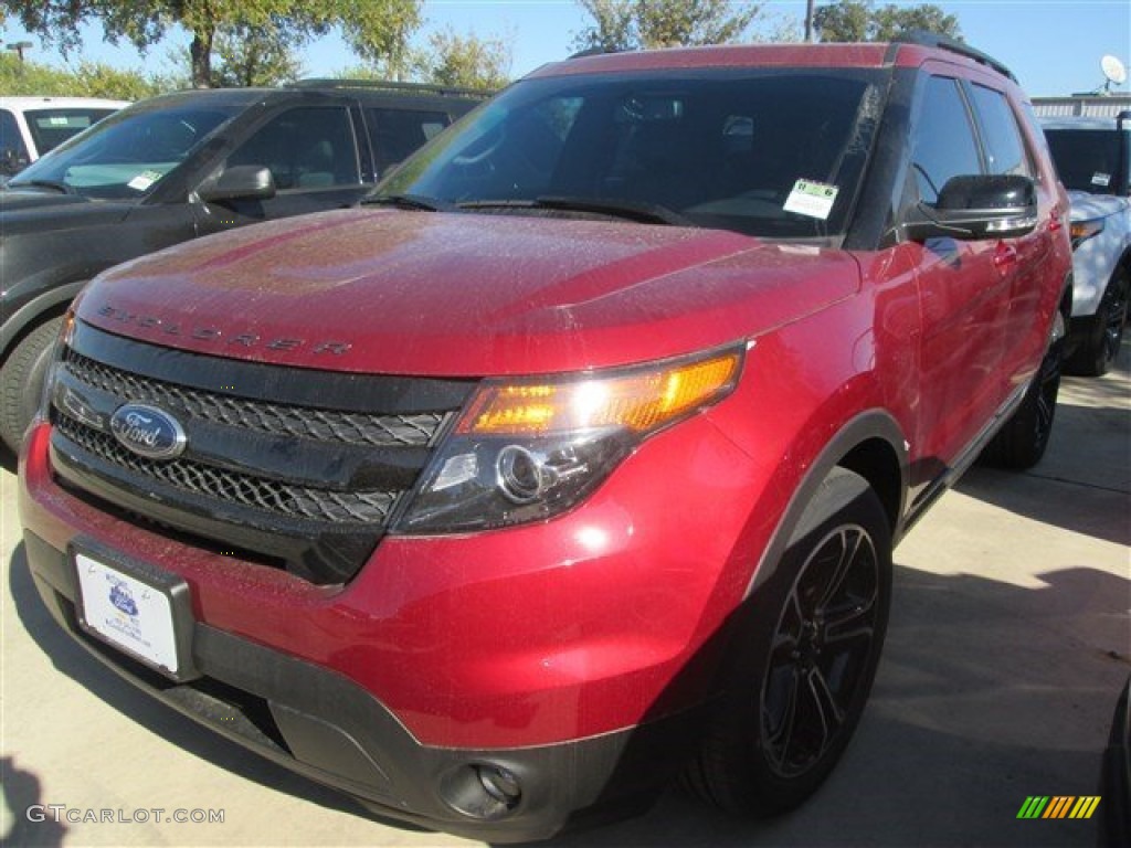 2015 Explorer Sport 4WD - Ruby Red / Sport Charcoal Black photo #1