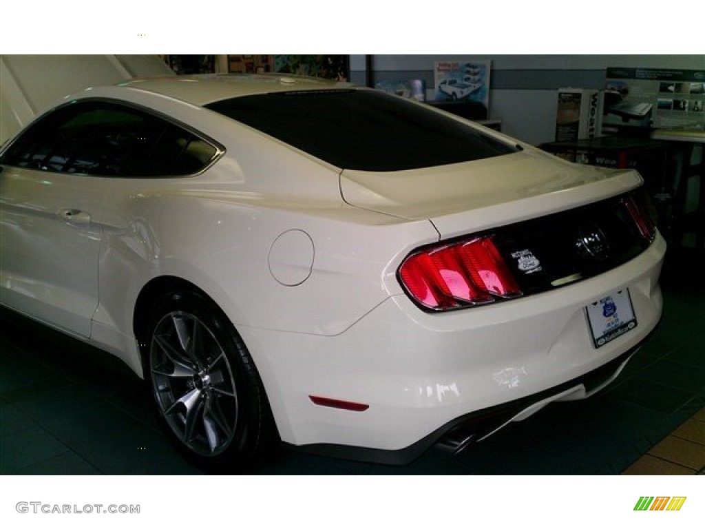 2015 Mustang 50th Anniversary GT Coupe - 50th Anniversary Wimbledon White / 50th Anniversary Cashmere photo #3