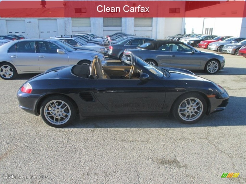 2003 Boxster  - Lapis Blue Metallic / Savanna Beige photo #2