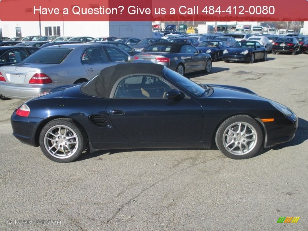 2003 Boxster  - Lapis Blue Metallic / Savanna Beige photo #3