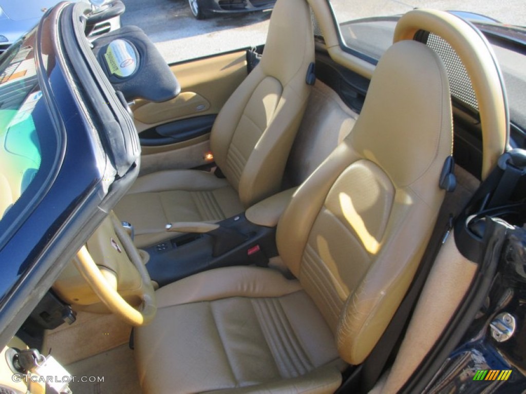 2003 Boxster  - Lapis Blue Metallic / Savanna Beige photo #4