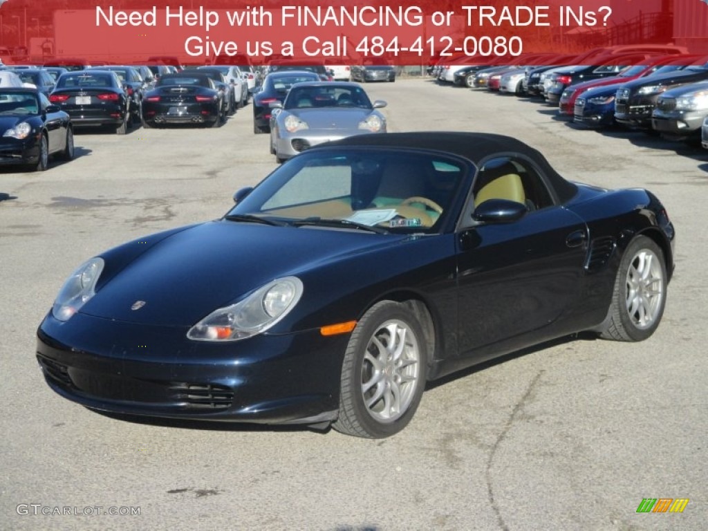 2003 Boxster  - Lapis Blue Metallic / Savanna Beige photo #8