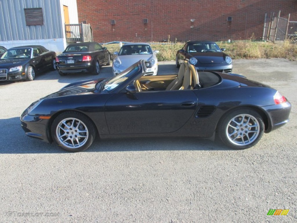 2003 Boxster  - Lapis Blue Metallic / Savanna Beige photo #9