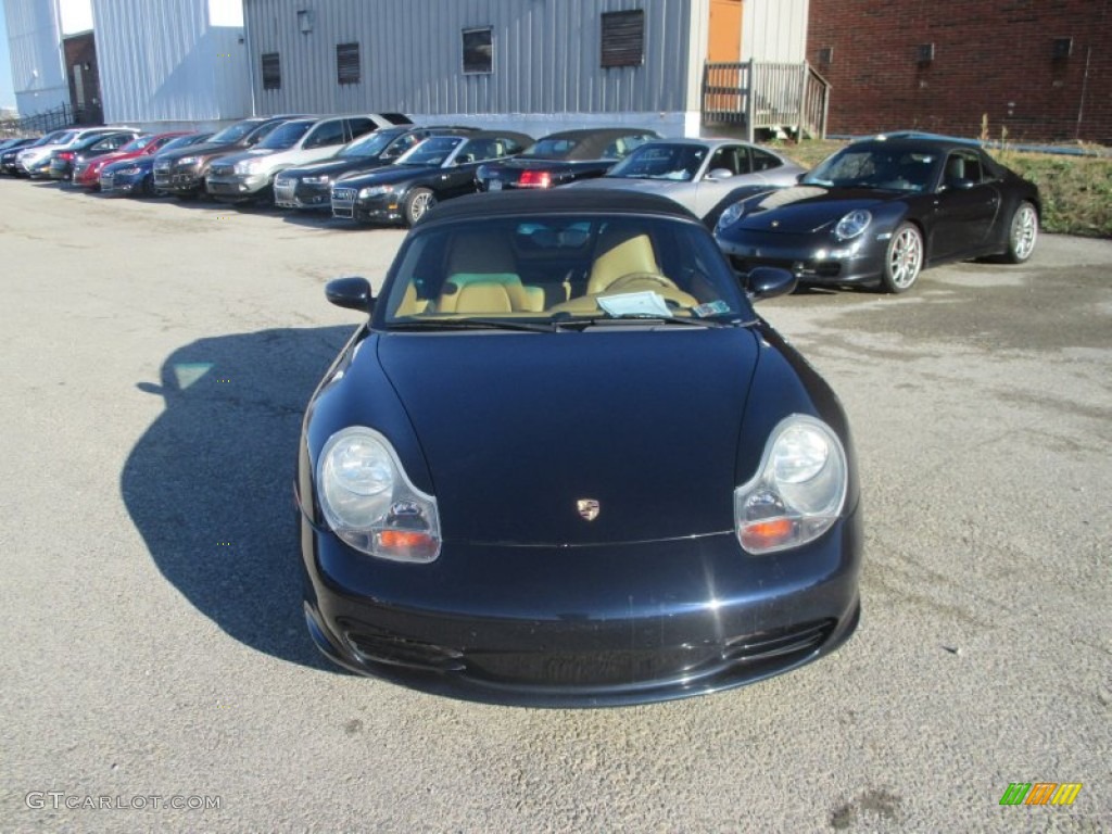 2003 Boxster  - Lapis Blue Metallic / Savanna Beige photo #14