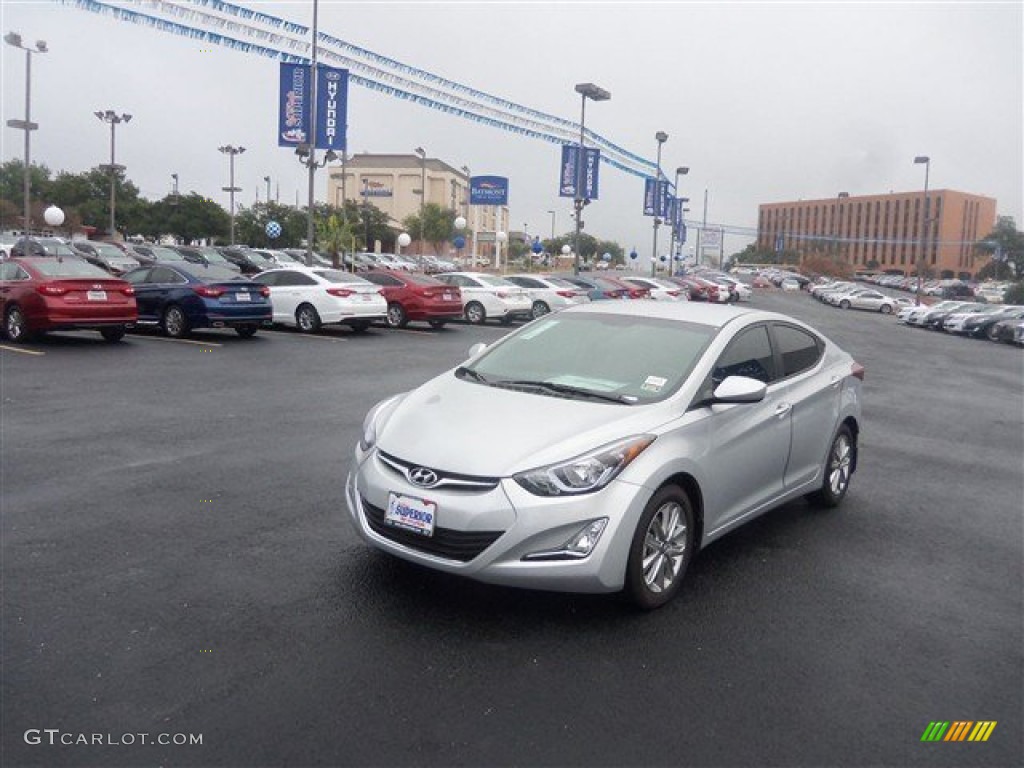 2015 Elantra SE Sedan - Shimmering Air Silver / Gray photo #1