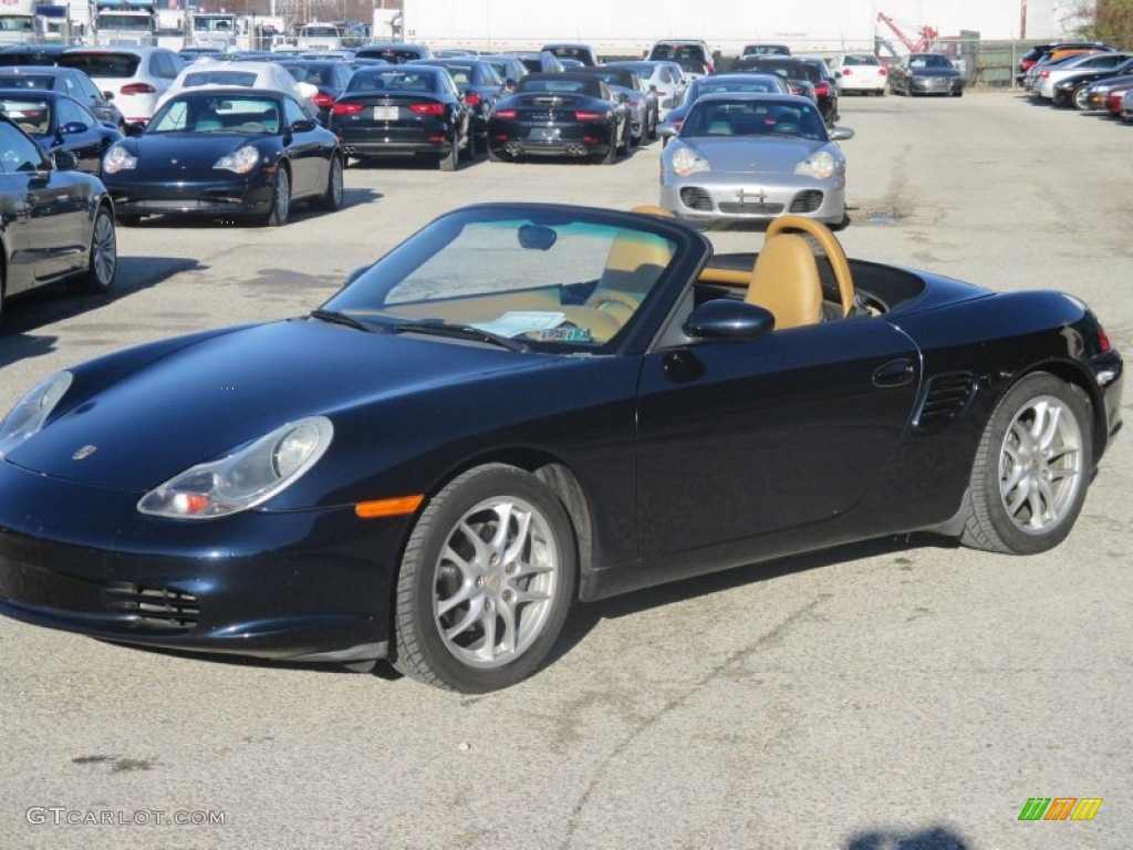2003 Boxster  - Lapis Blue Metallic / Savanna Beige photo #15