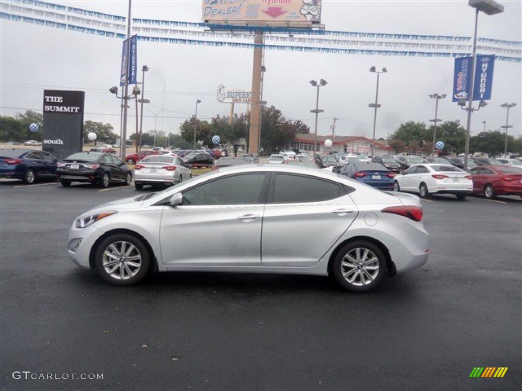 2015 Elantra SE Sedan - Shimmering Air Silver / Gray photo #3