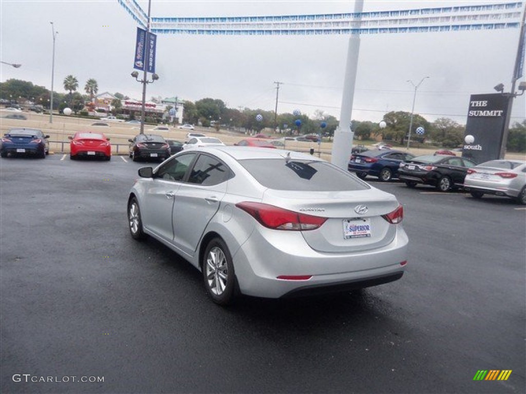 2015 Elantra SE Sedan - Shimmering Air Silver / Gray photo #4
