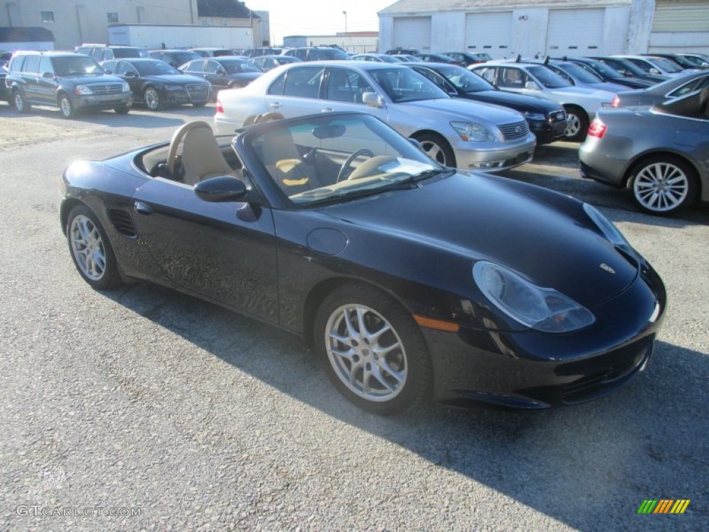 2003 Boxster  - Lapis Blue Metallic / Savanna Beige photo #20