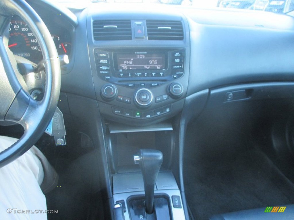 2005 Accord EX V6 Coupe - Graphite Pearl / Black photo #5