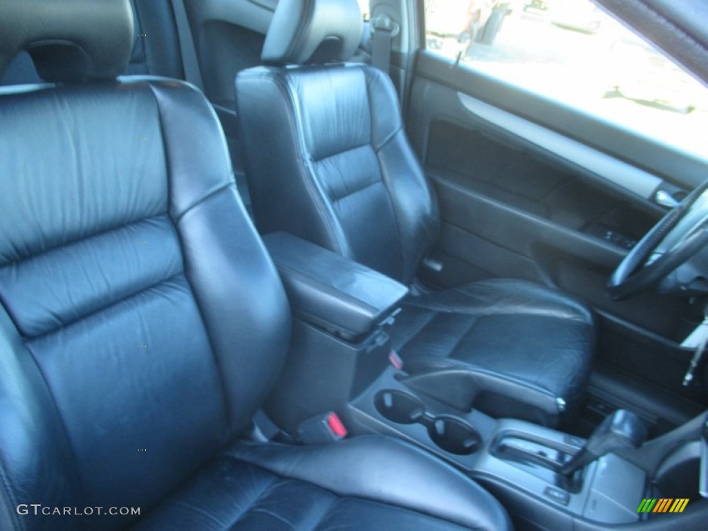2005 Accord EX V6 Coupe - Graphite Pearl / Black photo #9