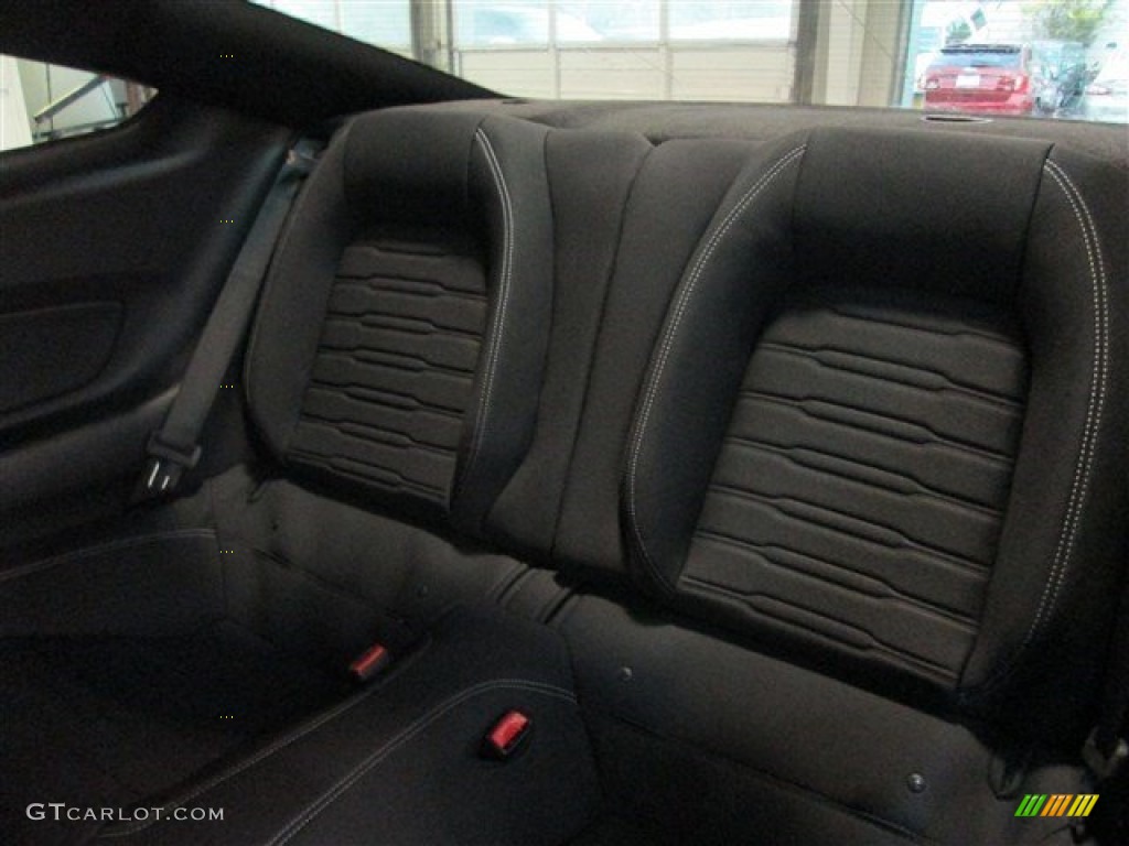 Ebony Interior 2015 Ford Mustang EcoBoost Coupe Photo #99354590