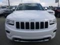 2015 Bright White Jeep Grand Cherokee Overland 4x4  photo #8