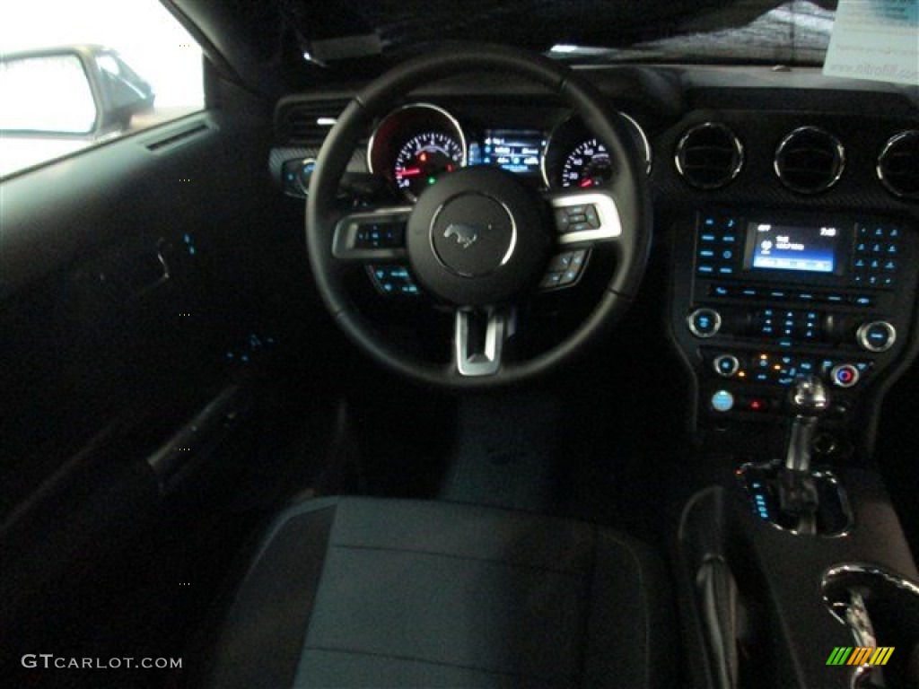 2015 Mustang V6 Coupe - Magnetic Metallic / Ebony photo #10