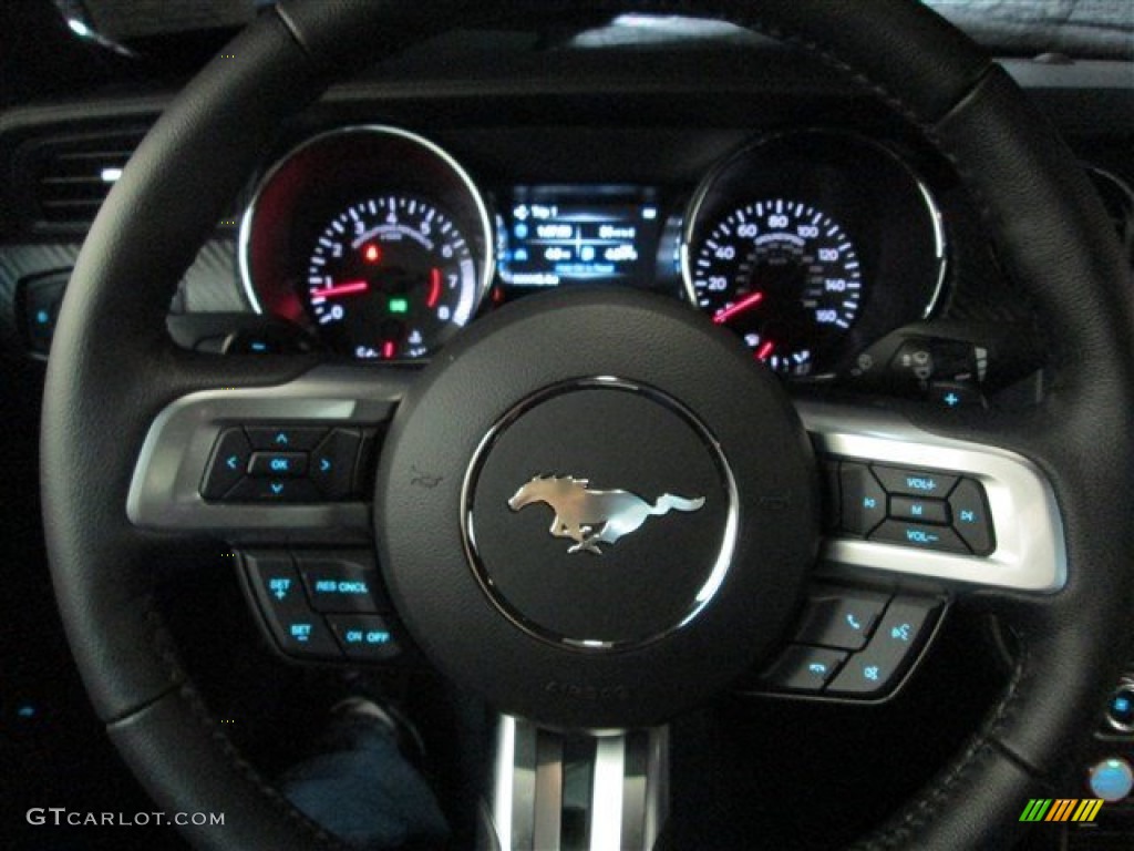 2015 Mustang V6 Coupe - Magnetic Metallic / Ebony photo #19