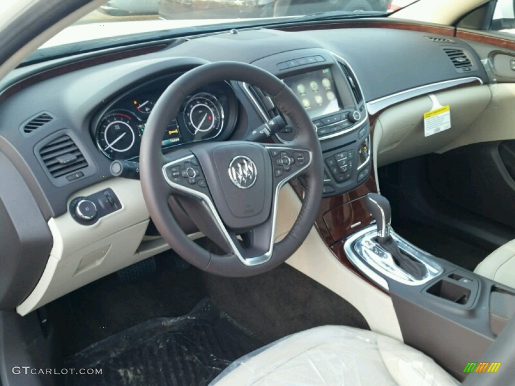 Light Neutral/Cocoa Accents Interior 2015 Buick Regal FWD Photo #99355864