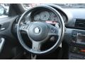 2002 BMW M3 Black Interior Steering Wheel Photo