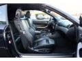 2002 BMW M3 Black Interior Front Seat Photo