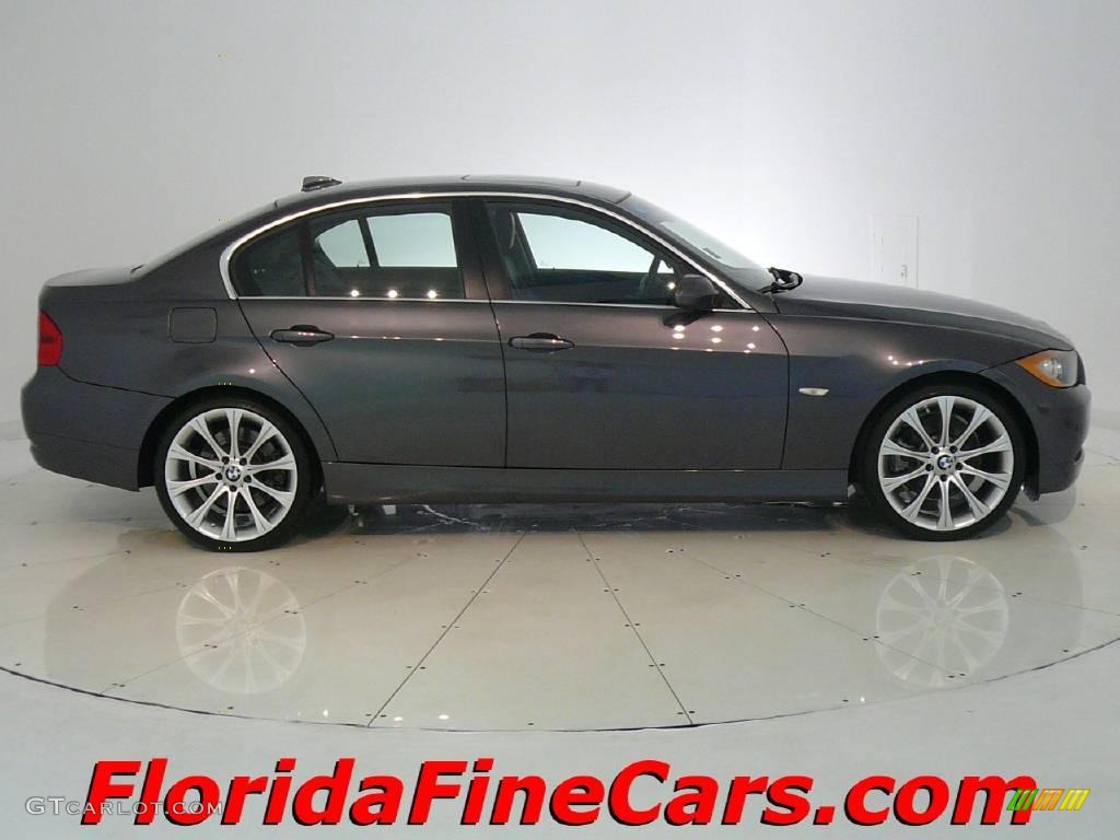 2006 3 Series 330i Sedan - Sparkling Graphite Metallic / Black photo #4