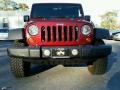 2010 Red Rock Crystal Pearl Jeep Wrangler Unlimited Rubicon 4x4  photo #4
