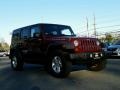 2010 Red Rock Crystal Pearl Jeep Wrangler Unlimited Rubicon 4x4  photo #5