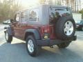 2010 Red Rock Crystal Pearl Jeep Wrangler Unlimited Rubicon 4x4  photo #16