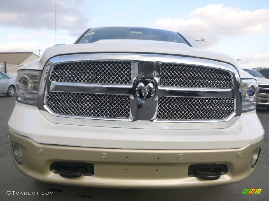 2015 1500 Laramie Long Horn Crew Cab 4x4 - Bright White / Canyon Brown/Light Frost photo #8