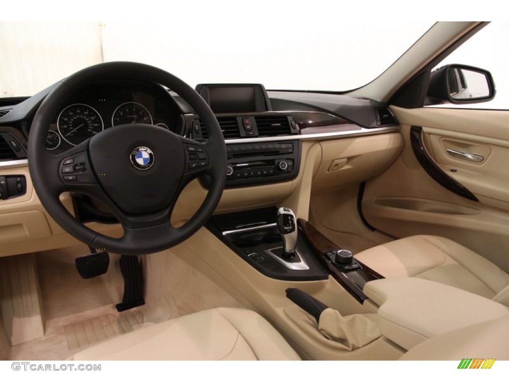 2013 3 Series 328i xDrive Sedan - Jet Black / Venetian Beige photo #10