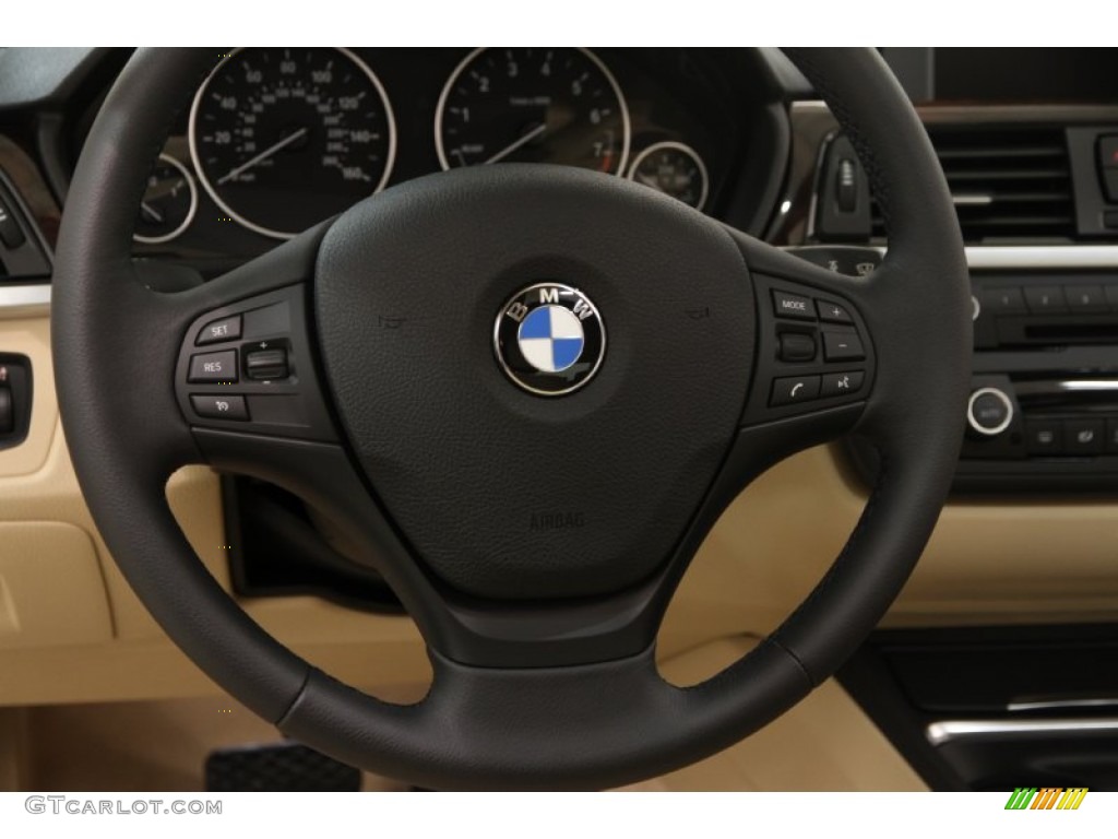 2013 3 Series 328i xDrive Sedan - Jet Black / Venetian Beige photo #11