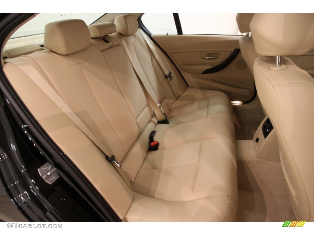 2013 3 Series 328i xDrive Sedan - Jet Black / Venetian Beige photo #39