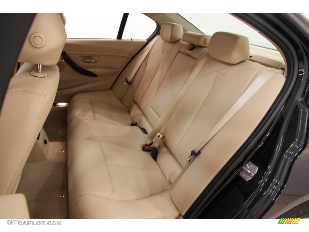 2013 3 Series 328i xDrive Sedan - Jet Black / Venetian Beige photo #40