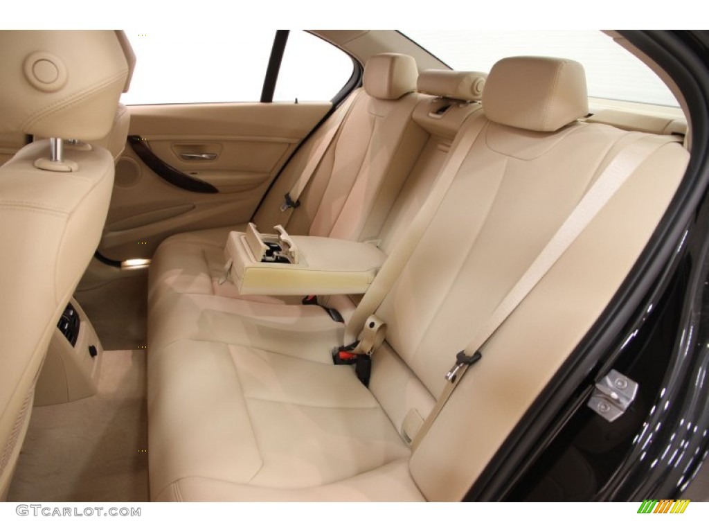 2013 3 Series 328i xDrive Sedan - Jet Black / Venetian Beige photo #41