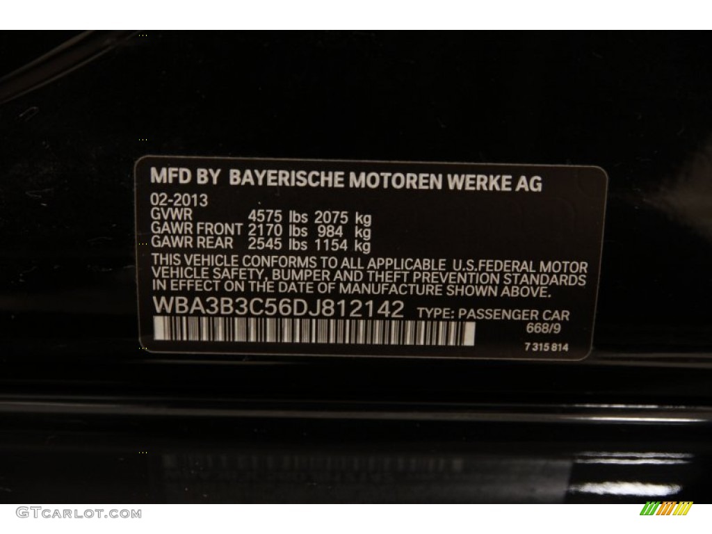 2013 3 Series 328i xDrive Sedan - Jet Black / Venetian Beige photo #47