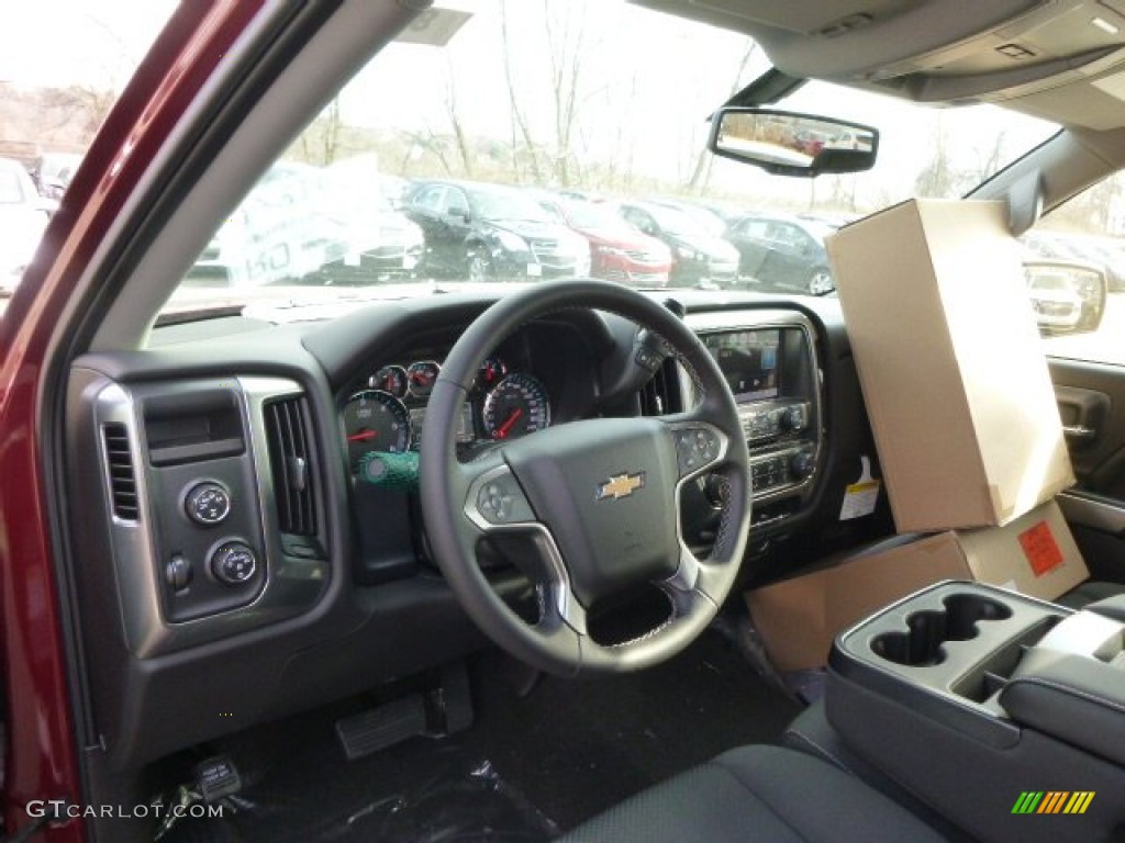 2015 Silverado 1500 LT Regular Cab 4x4 - Deep Ruby Metallic / Jet Black photo #11