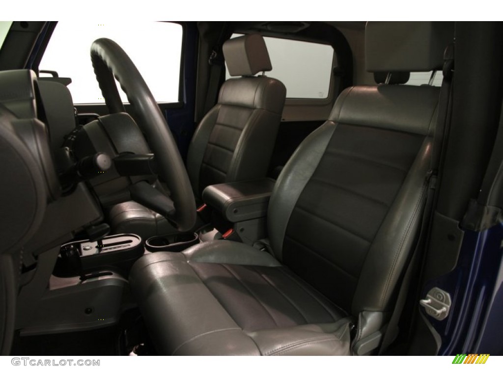 2009 Wrangler X 4x4 - Deep Water Blue Pearl Coat / Dark Slate Gray/Medium Slate Gray photo #5