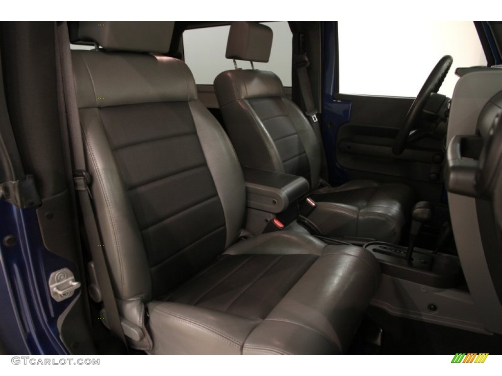 2009 Wrangler X 4x4 - Deep Water Blue Pearl Coat / Dark Slate Gray/Medium Slate Gray photo #12
