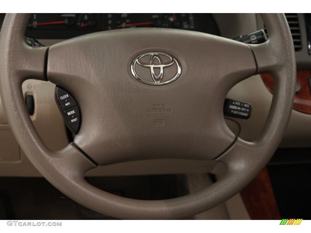 2003 Camry XLE - Salsa Red Pearl / Taupe photo #6