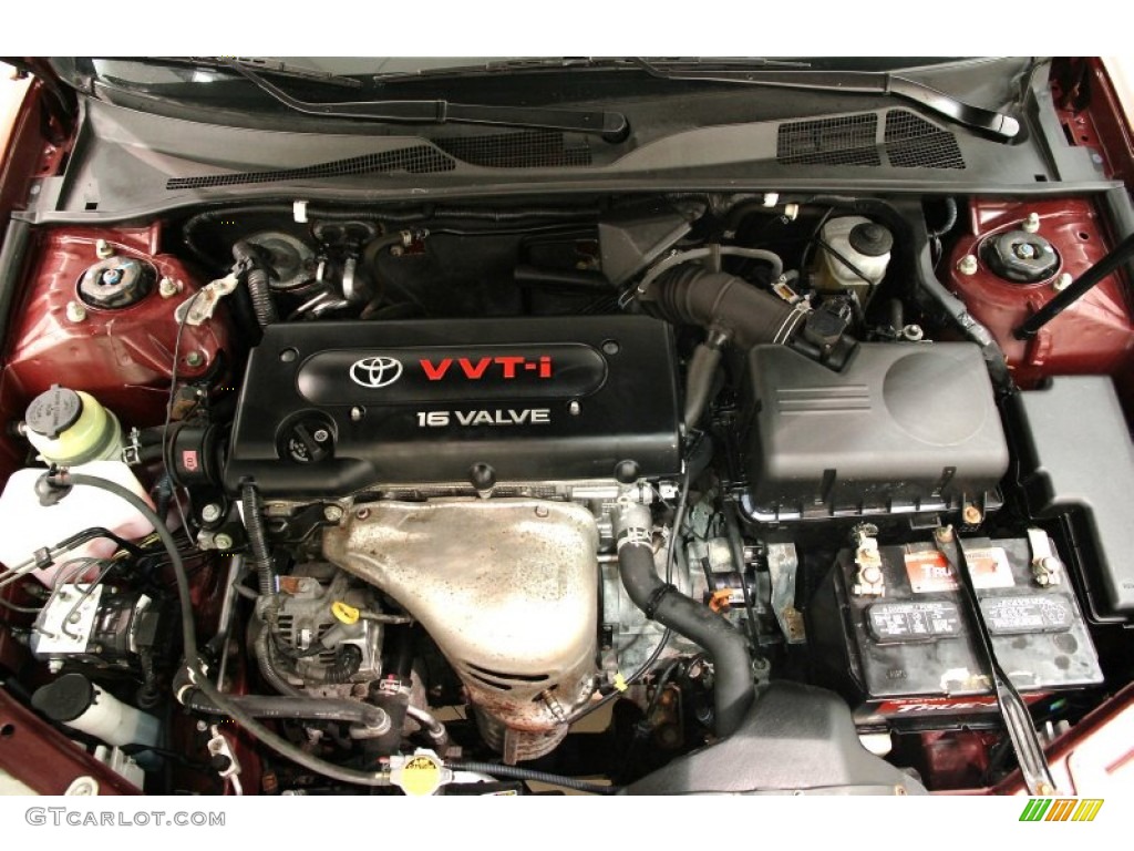 2003 Camry XLE - Salsa Red Pearl / Taupe photo #15