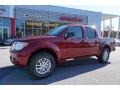 2015 Cayenne Red Nissan Frontier SV Crew Cab  photo #1