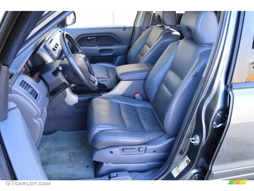 Gray Interior 2008 Honda Pilot EX-L Photo #99368134