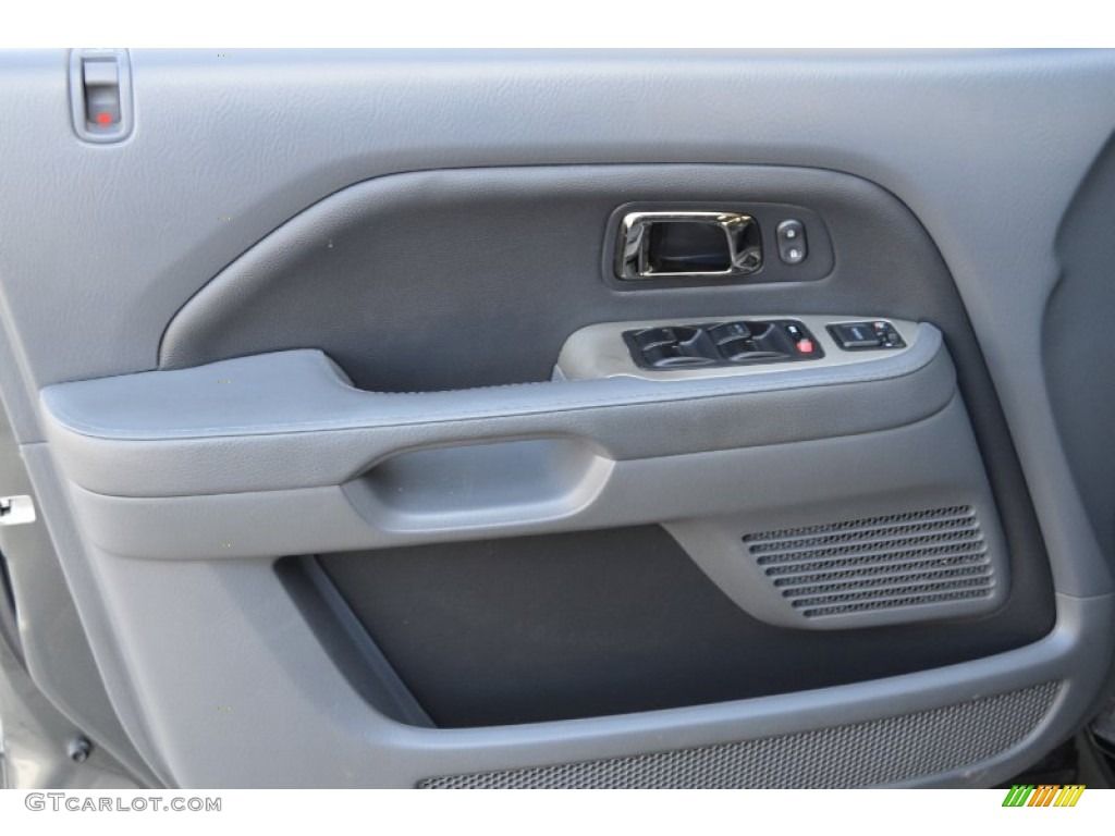2008 Honda Pilot EX-L Gray Door Panel Photo #99368551