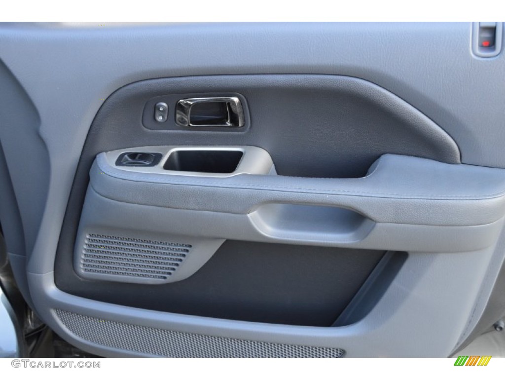 2008 Honda Pilot EX-L Gray Door Panel Photo #99368583