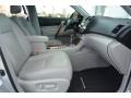 2012 Toyota Highlander Ash Interior Front Seat Photo