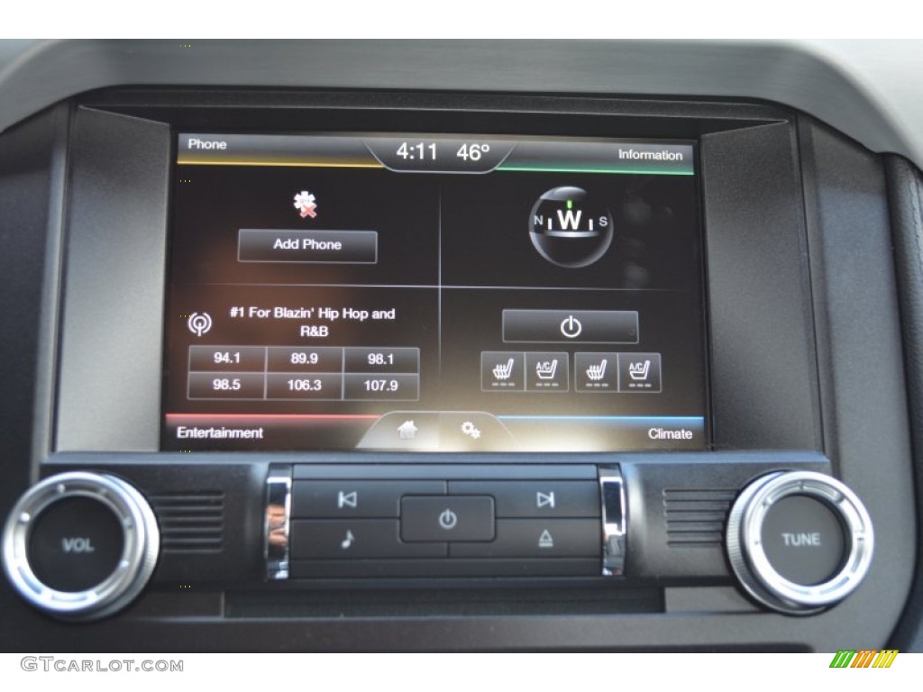 2015 Ford Mustang EcoBoost Premium Coupe Controls Photo #99374464