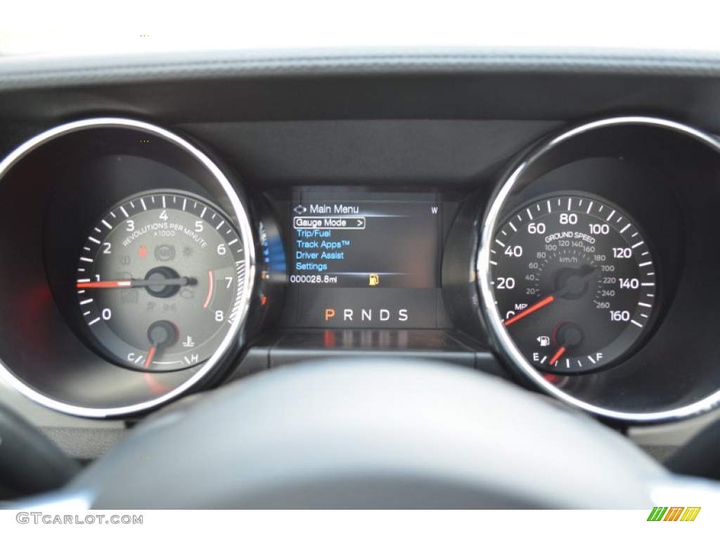 2015 Ford Mustang EcoBoost Premium Coupe Gauges Photo #99374485