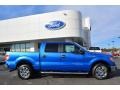 2014 Blue Flame Ford F150 XLT SuperCrew  photo #2