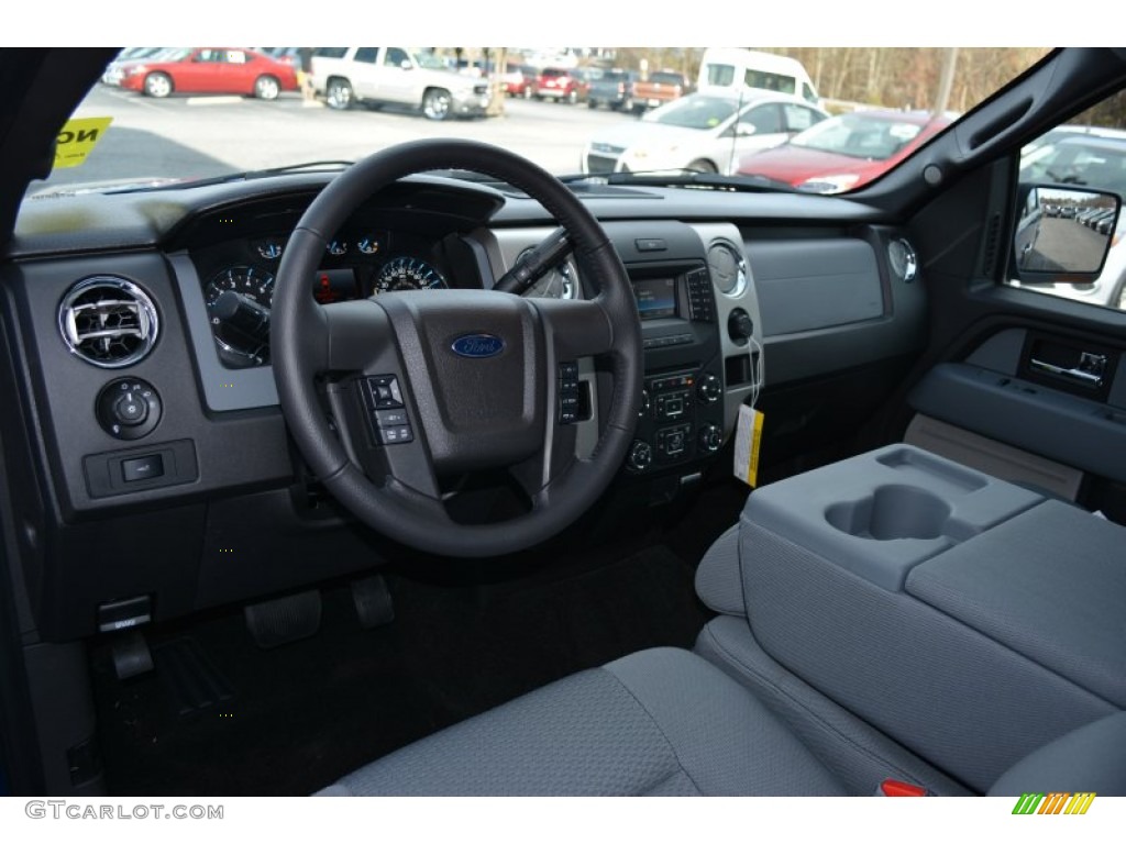 2014 F150 XLT SuperCrew - Blue Flame / Steel Grey photo #7